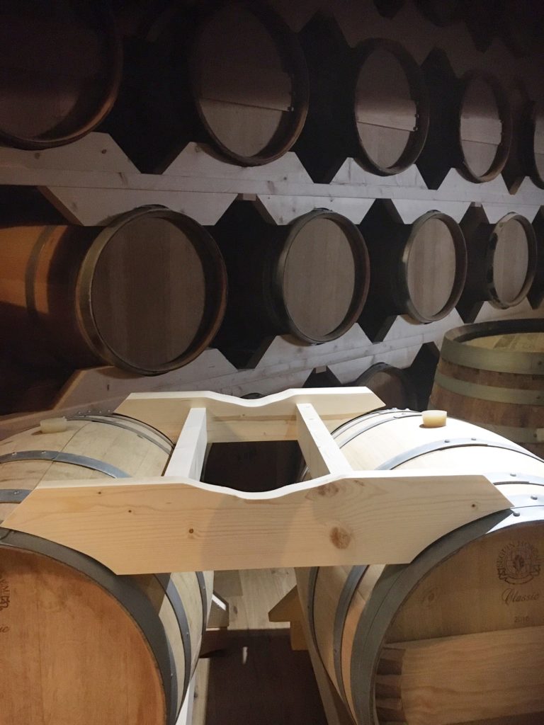 Traditional storage of barrels: Kallitrad®